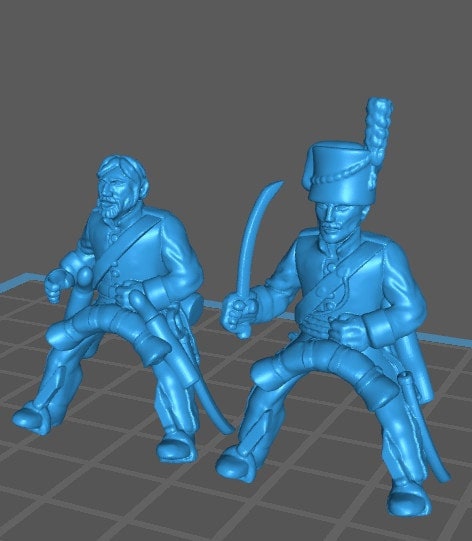 Russian regular Cossacks in summer dress - 14 minis - War Games And Dioramas - Historical Wargaming -Resin 28mm