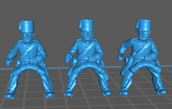 Russian regular Cossacks in summer dress - 14 minis - War Games And Dioramas - Historical Wargaming -Resin 28mm