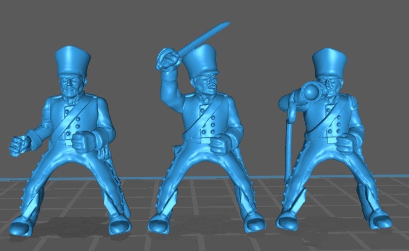 Prussian Dragoons and Uhlans 1810-15 rgt - 12 minis - War Games And Dioramas - Historical Wargaming -Resin 28mm