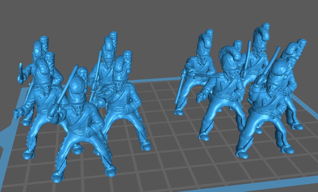 Bavarian Dragoon and Chevalleger rgt 1805-10 - 10 minis - War Games And Dioramas - Historical Wargaming -Resin 28mm