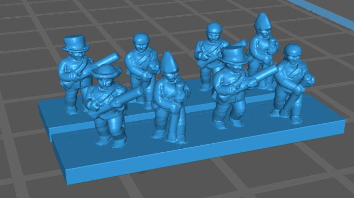 Spanish Guerrilla skirmishing - War Games And Dioramas - Historical Wargaming - Resin 6 mm