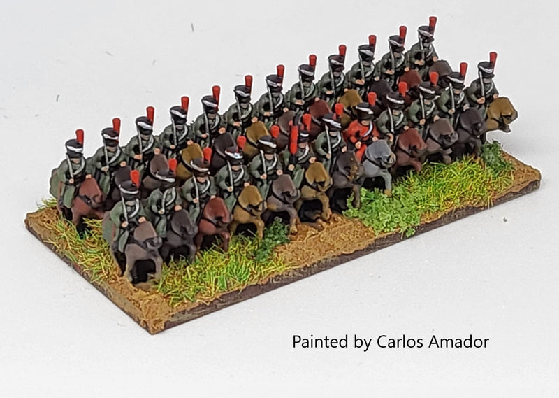 Spanish Cazadores 1808 with Shako - War Games And Dioramas - Historical Wargaming - Resin 6 mm