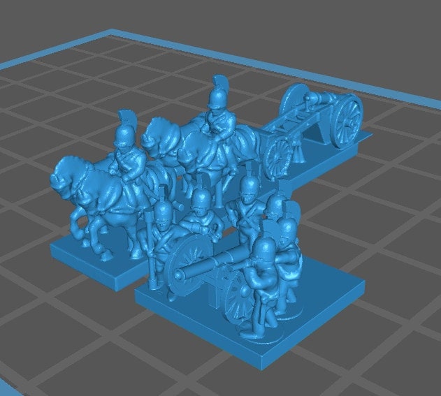 Russian Horse Artillery 1811-15 - War Games And Dioramas - Historical Wargaming - Resin 6 mm