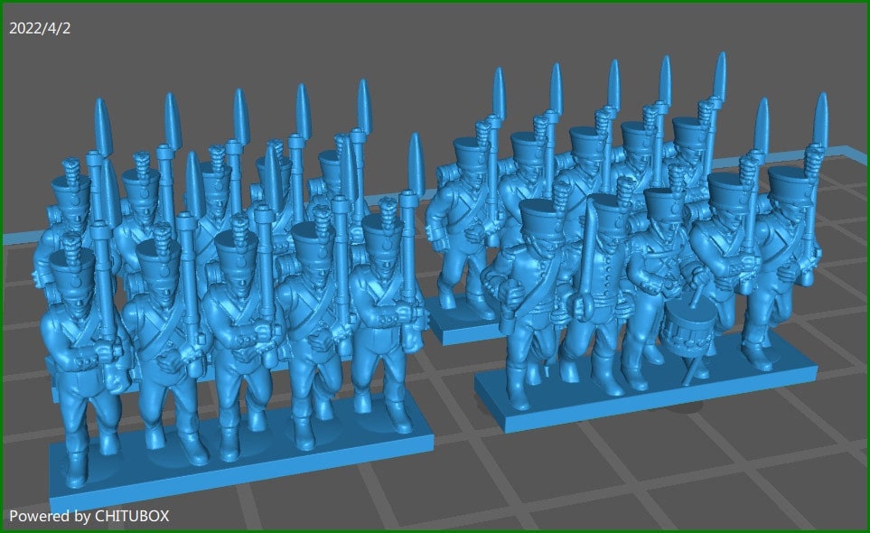 Dutch line 1814-15 - 15mm epic size - War Games And Dioramas - Historical Wargaming - Resin