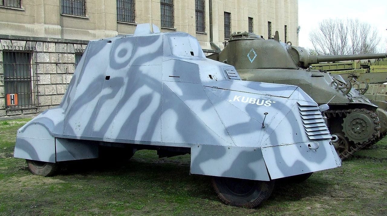 Polish Home Army Kubus Armoured Car - War Games And Dioramas - Resin 28mm - Bolt Action