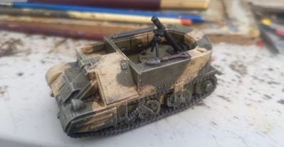 Australian 2 pounder ATG Universal Carrier - War Games And Dioramas - Resin 28mm - Bolt Action