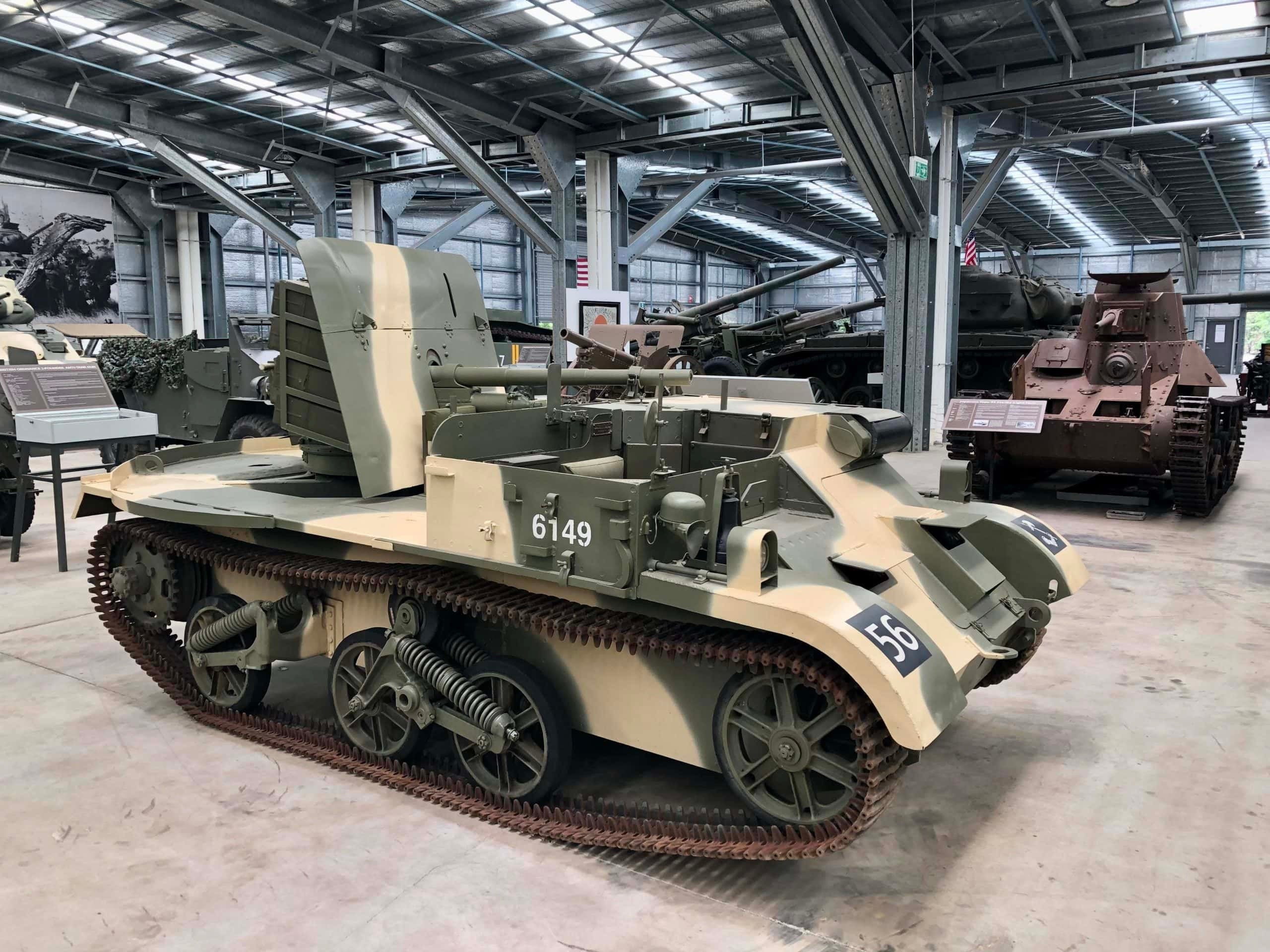 Australian 2 pounder ATG Universal Carrier - War Games And Dioramas - Resin 28mm - Bolt Action