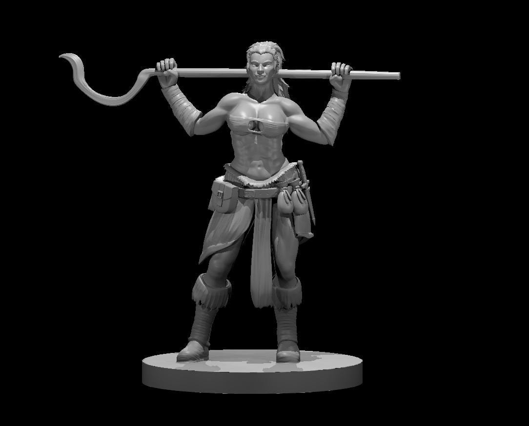 Human Druids Mini - DND - Pathfinder - Dungeons & Dragons - RPG - Tabletop - mz4250- Miniature-28mm-1"Scale