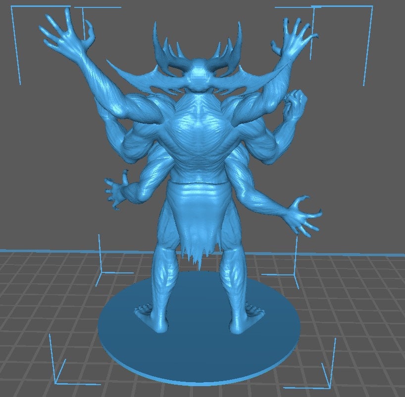 Tharizdun - Deity - The Chained God - DND - Pathfinder - Dungeons & Dragons - RPG - Tabletop - mz4250 - Miniature - 28 mm - 1" Scale