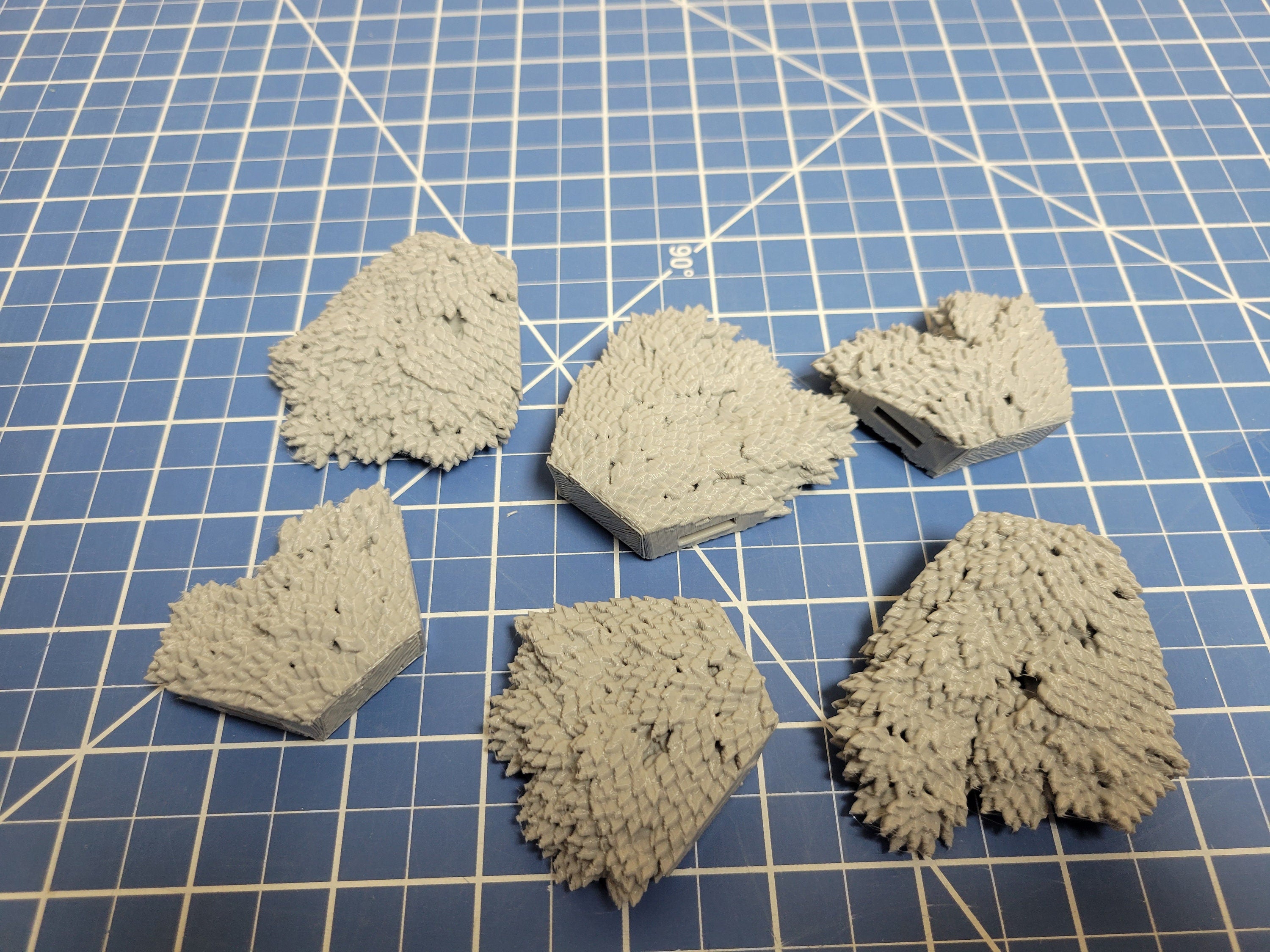 Leaf Sections And Tree Clips - Shadowgrove Set 1 -Fat Dragon Games- DND- Pathfinder -RPG- Terrain-28 mm / 1" - Dungeon & Dragons -