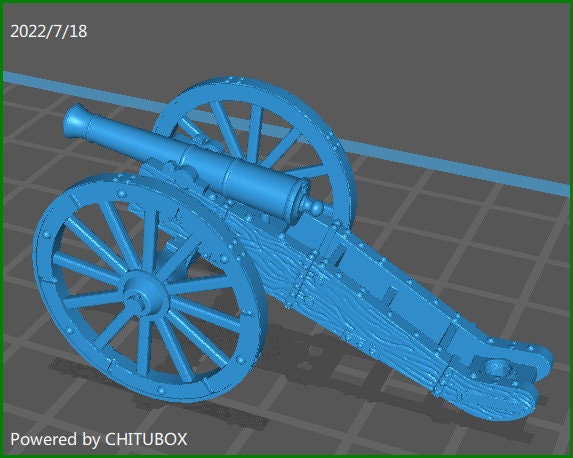 Prussian Artillery 6lb gun 1809-15 - Great for Table Top War Games And Dioramas - Historical Wargaming - Resin 28mm Miniatures