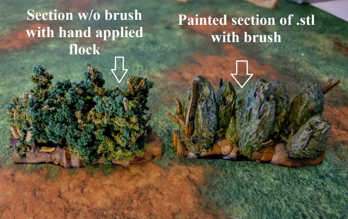 Interlocking Hedgerow Bocage System - War Games And Dioramas - Historical Wargaming - Resin 28 mm