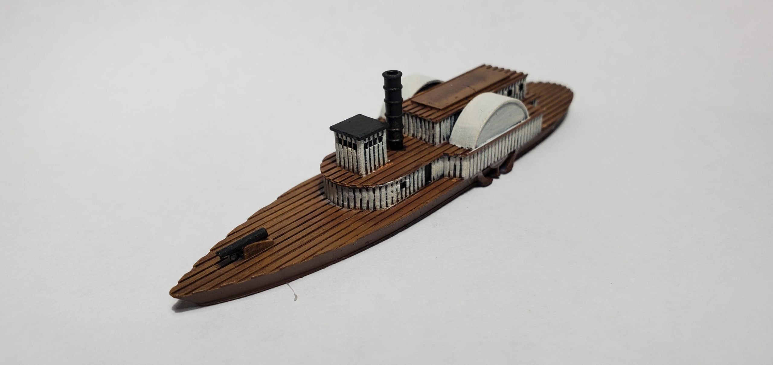 CSS General Jeff M. Thompson - Confederate - Ships - Sailboats - Age of Sail - War Game - Wargaming - Tabletop Games - 1:600 Scale