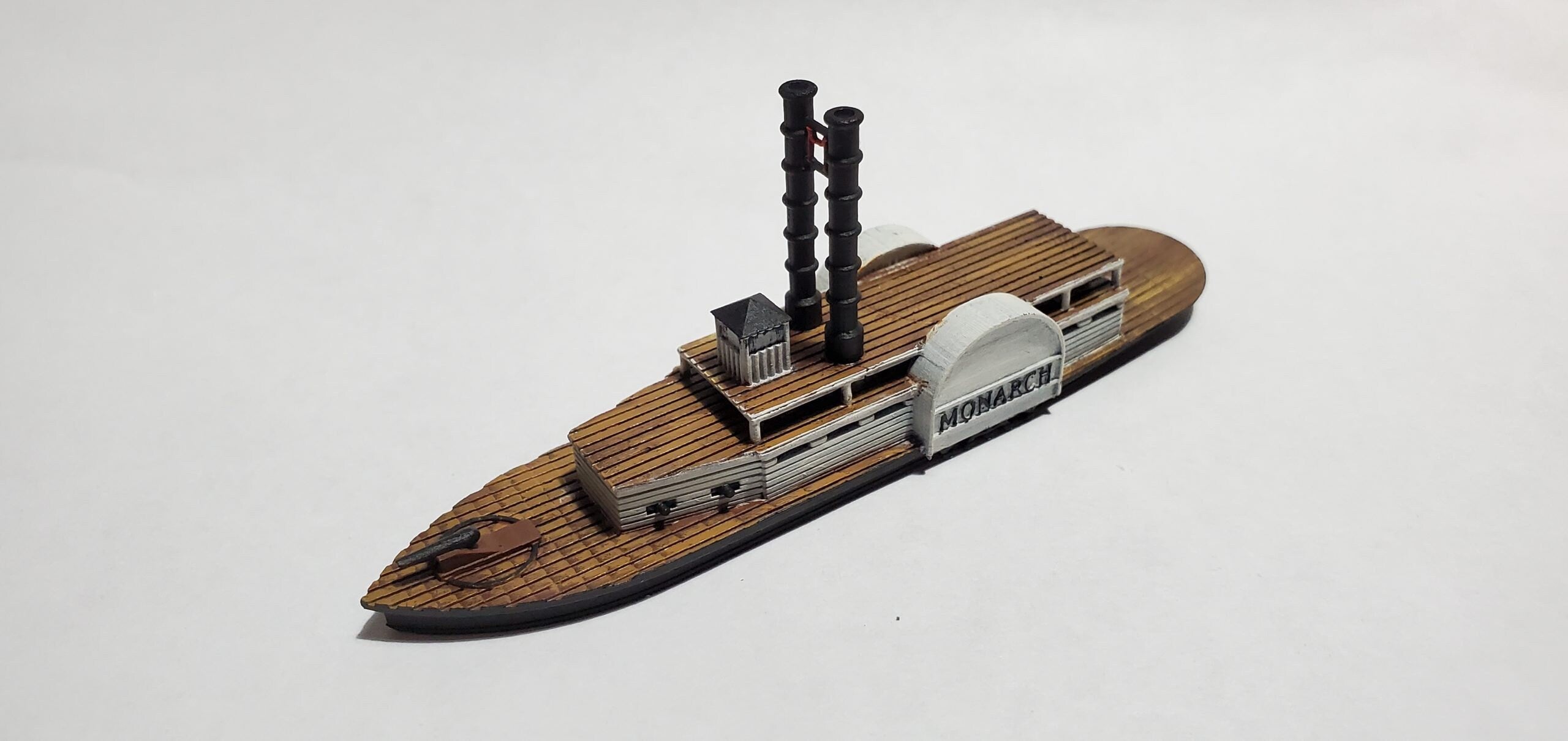 US Ram Monarch - Union - Ships - Sailboats - Age of Sail - War Game - Wargaming - Tabletop Games - 1:600 Scale