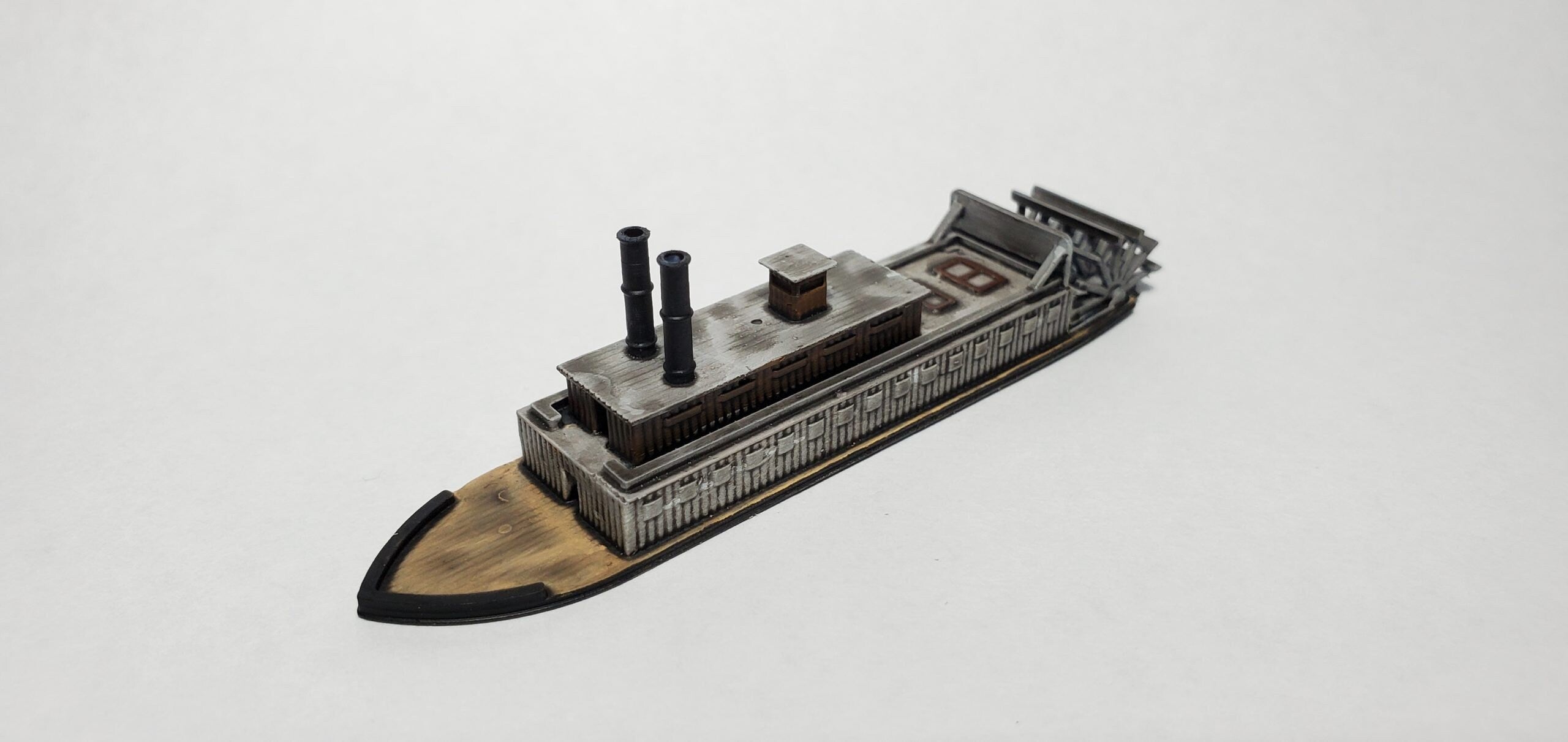 US Ram Lioness - Union - Ships - Sailboats - Age of Sail - War Game - Wargaming - Tabletop Games - 1:600 Scale