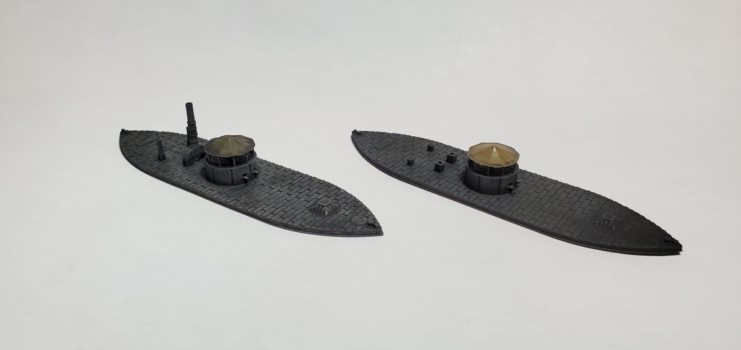 USS Monitor Late 1862 - Union - Ships - Sailboats - Age of Sail - War Game - Wargaming - Tabletop Games - 1:600 Scale