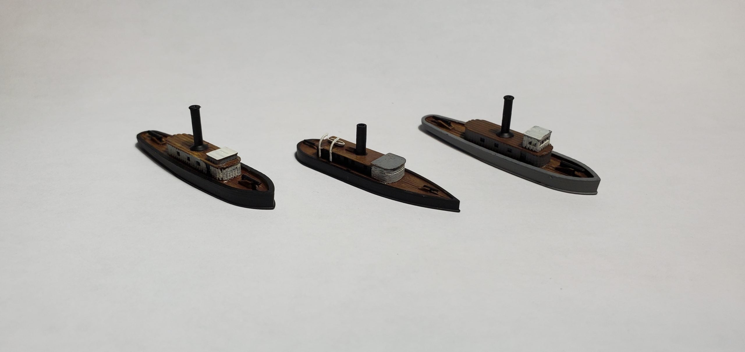 Generic Tugboat Set - Ships - Sailboats - Age of Sail - War Game - Wargaming - Tabletop Games - 1:600 Scale