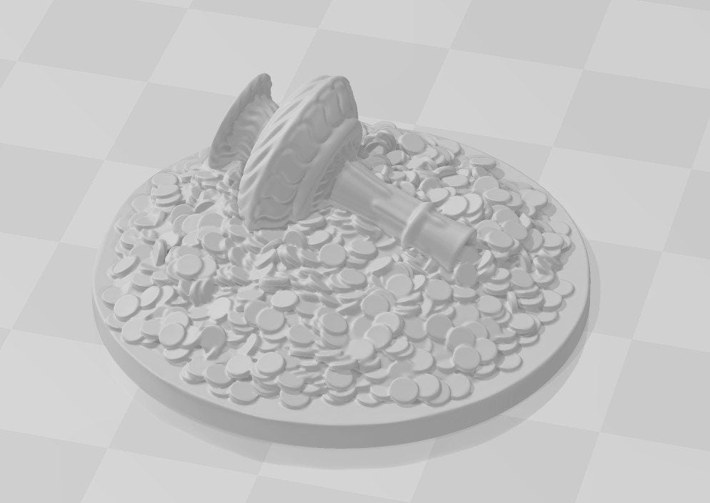 Djinni - Genie - Efreeti - DND - Pathfinder - Dungeons & Dragons - RPG - Tabletop - Role Playing Game -Medusa Miniatures - 28 mm