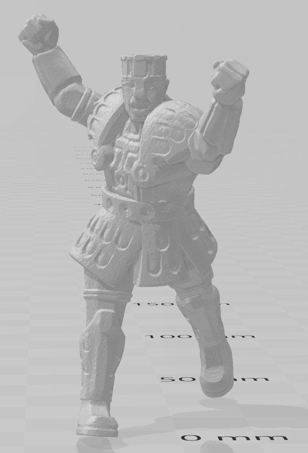 Stone Golems - DND - Pathfinder - Dungeons & Dragons - RPG - Tabletop - Role Playing Game -Medusa Miniatures - 28 mm