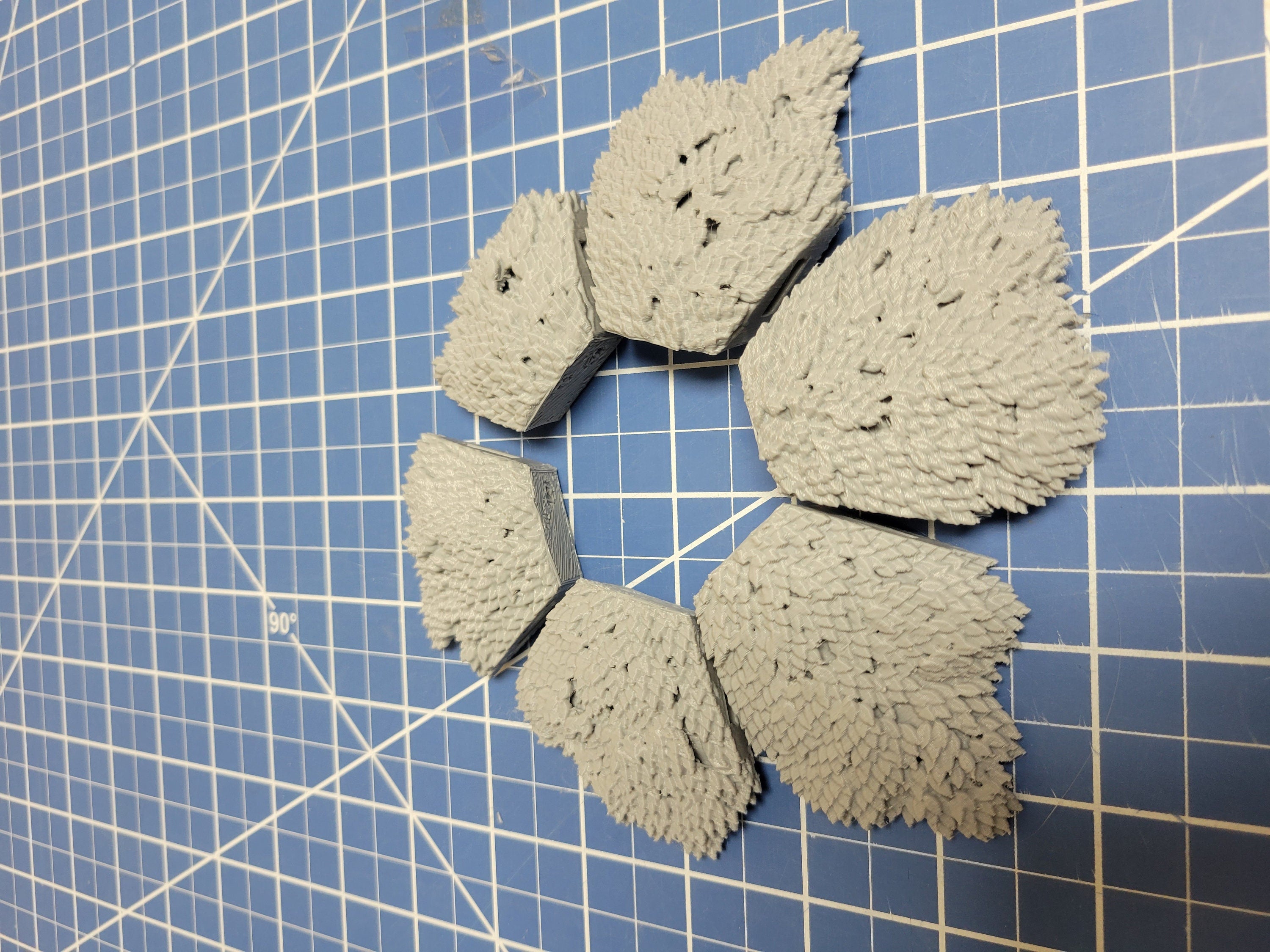 Leaf Sections And Tree Clips - Shadowgrove Set 1 -Fat Dragon Games- DND- Pathfinder -RPG- Terrain-28 mm / 1" - Dungeon & Dragons -
