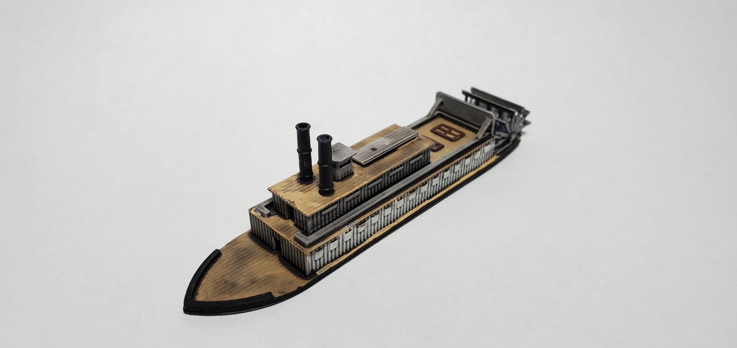 US Ram Mingo - Union - Ships - Sailboats - Age of Sail - War Game - Wargaming - Tabletop Games - 1:600 Scale