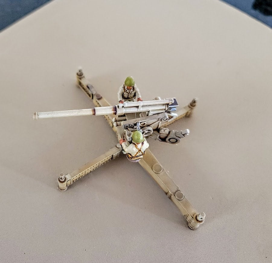 Italian Model 34 75/46 - War Games And Dioramas - Historical Wargaming - Resin 28 mm