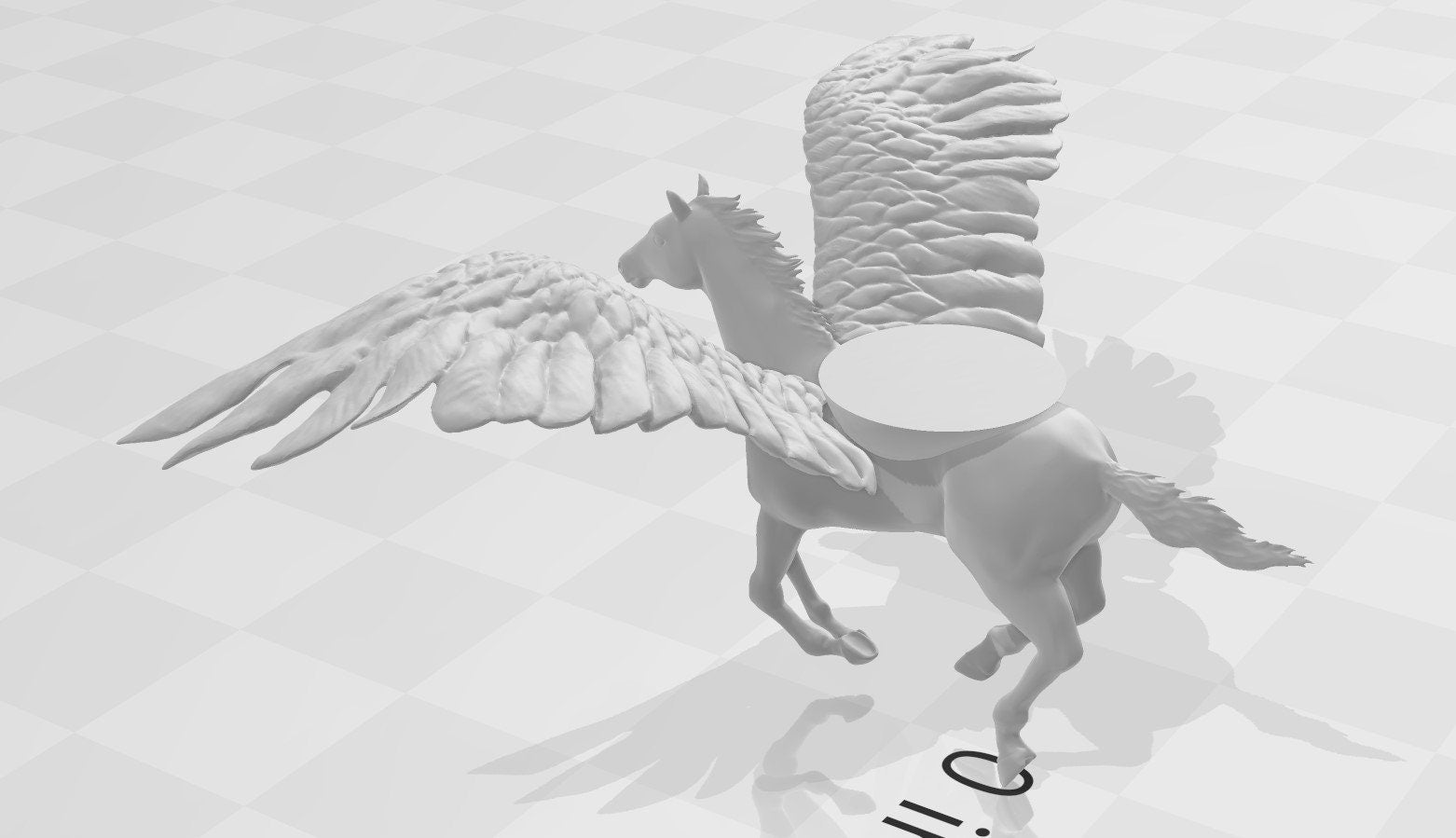 Pegasus Mini - DND - Pathfinder - Dungeons & Dragons - RPG - Tabletop - mz4250- Miniature-28mm-1"Scale
