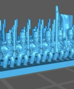 Spanish infantry 1812 - great for table top war games and dioramas - resin 6mm miniatures - bolt action -