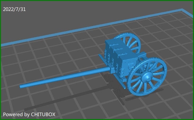 Napoleonic austrian limber - great for table top war games and dioramas - historical wargaming - resin 28mm miniatures