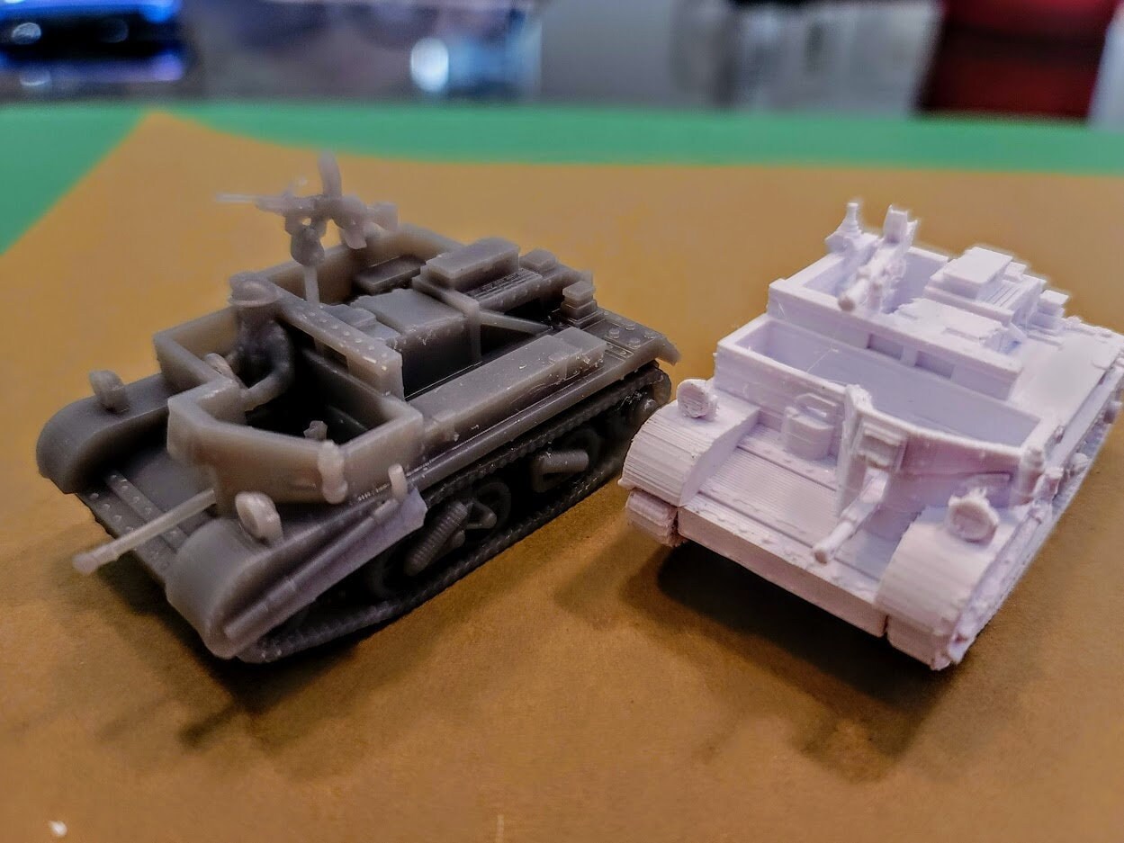 British mk. 1 scout carrier - war games and dioramas - resin 28mm - bolt action