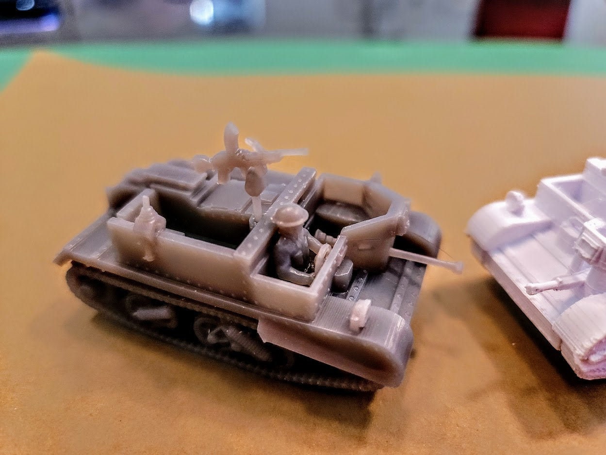 British mk. 1 scout carrier - war games and dioramas - resin 28mm - bolt action