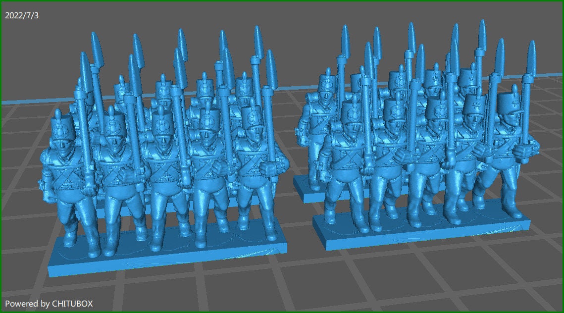 British line 1807-11 with stovepipe - 15mm epic size - war games and dioramas - historical wargaming - resin