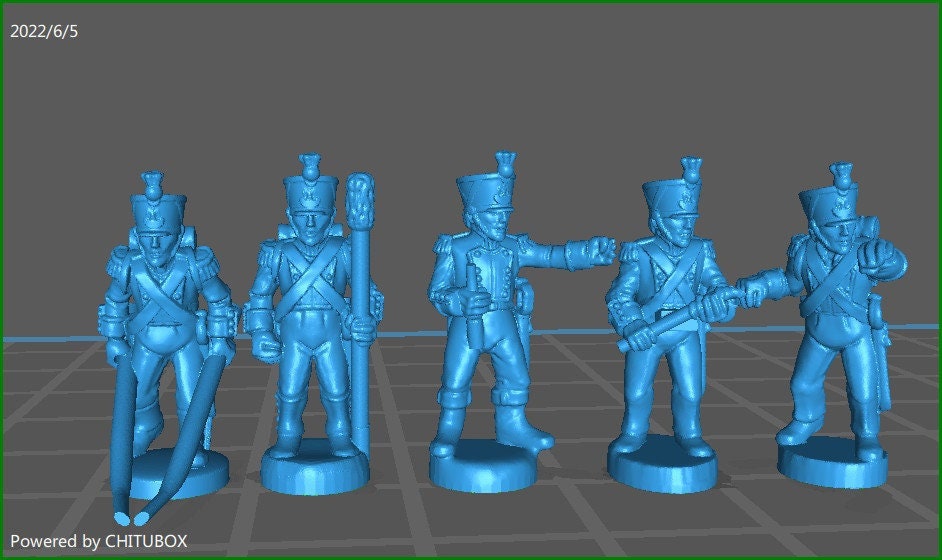 French artillery 1812 - 15mm epic size - war games and dioramas - historical wargaming - resin