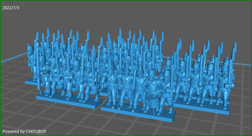 British line 1807-11 with stovepipe - 15mm epic size - war games and dioramas - historical wargaming - resin