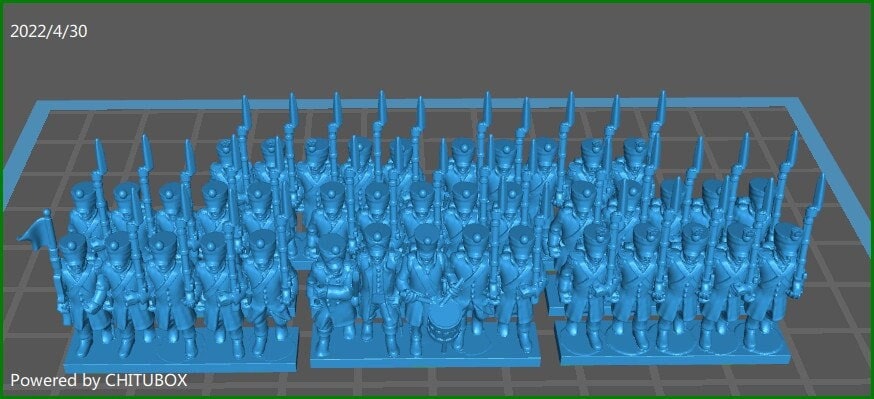 French with greatcoat - 15mm epic size - war games and dioramas - historical wargaming - resin