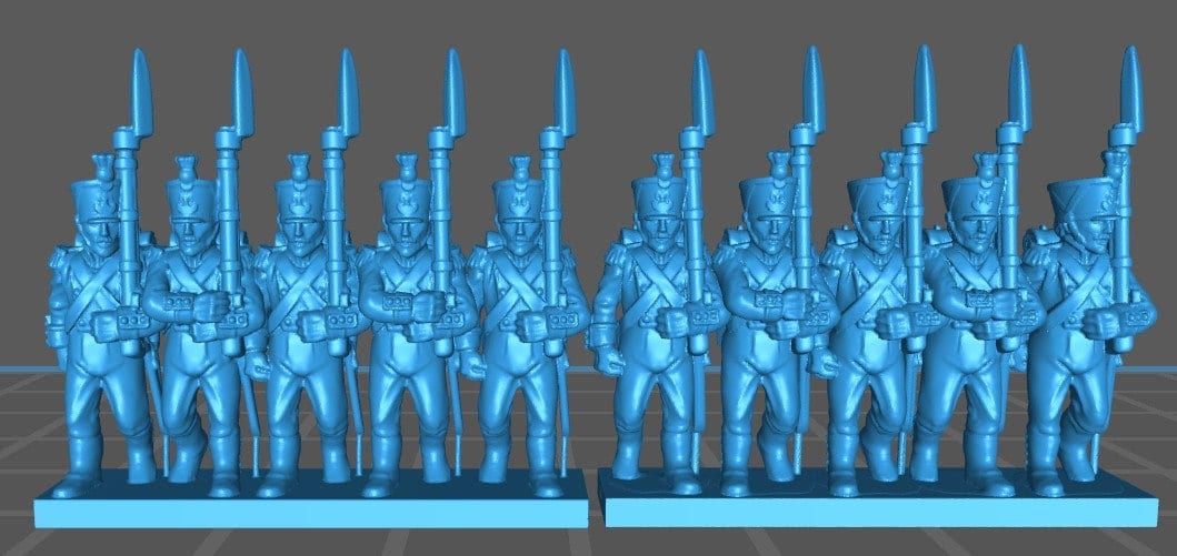 French line 1812-15 - 15mm epic size - war games and dioramas - historical wargaming - resin