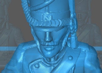 French jeune guard lancers sqd in high uniform - 4 minis - war games and dioramas - historical wargaming -resin 28mm