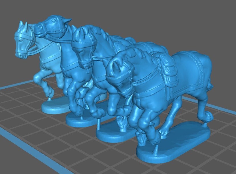 French heavy guard horse charging post 1810 - hc fr8 - 4 minis - war games and dioramas - historical wargaming -resin 28mm