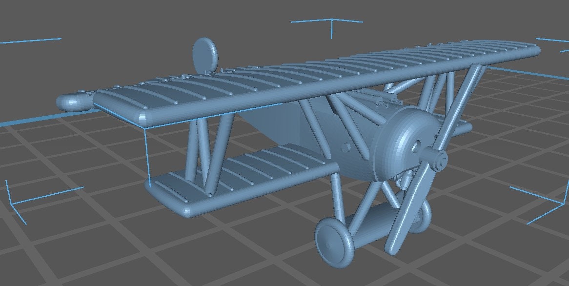 Fokker D.VI - German Air - 1:144 Scale - Great for Table Top War Games and Dioramas - Resin - wargame3d