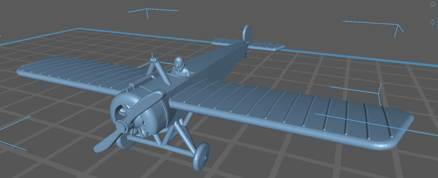 Fokker E.III - German Air - 1:144 Scale - Great for Table Top War Games and Dioramas - Resin - wargame3d