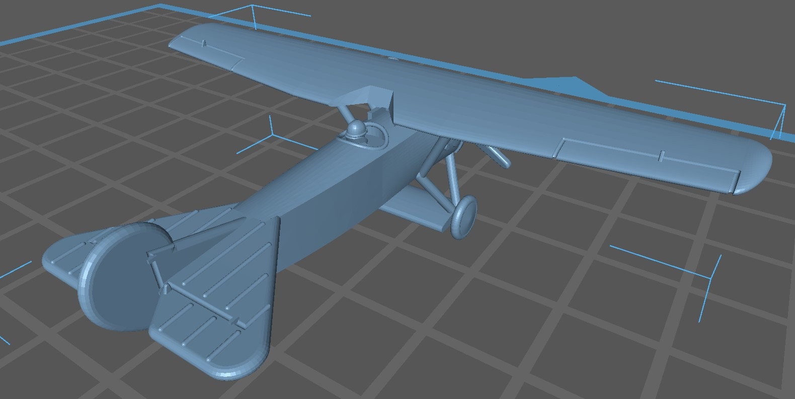 Fokker E.V (D.VIII) - German Air - 1:144 Scale - Great for Table Top War Games and Dioramas - Resin - wargame3d