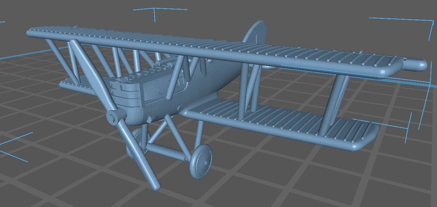 Pfalz D.XII - German Air - 1:144 Scale - Great for Table Top War Games and Dioramas - Resin - wargame3d