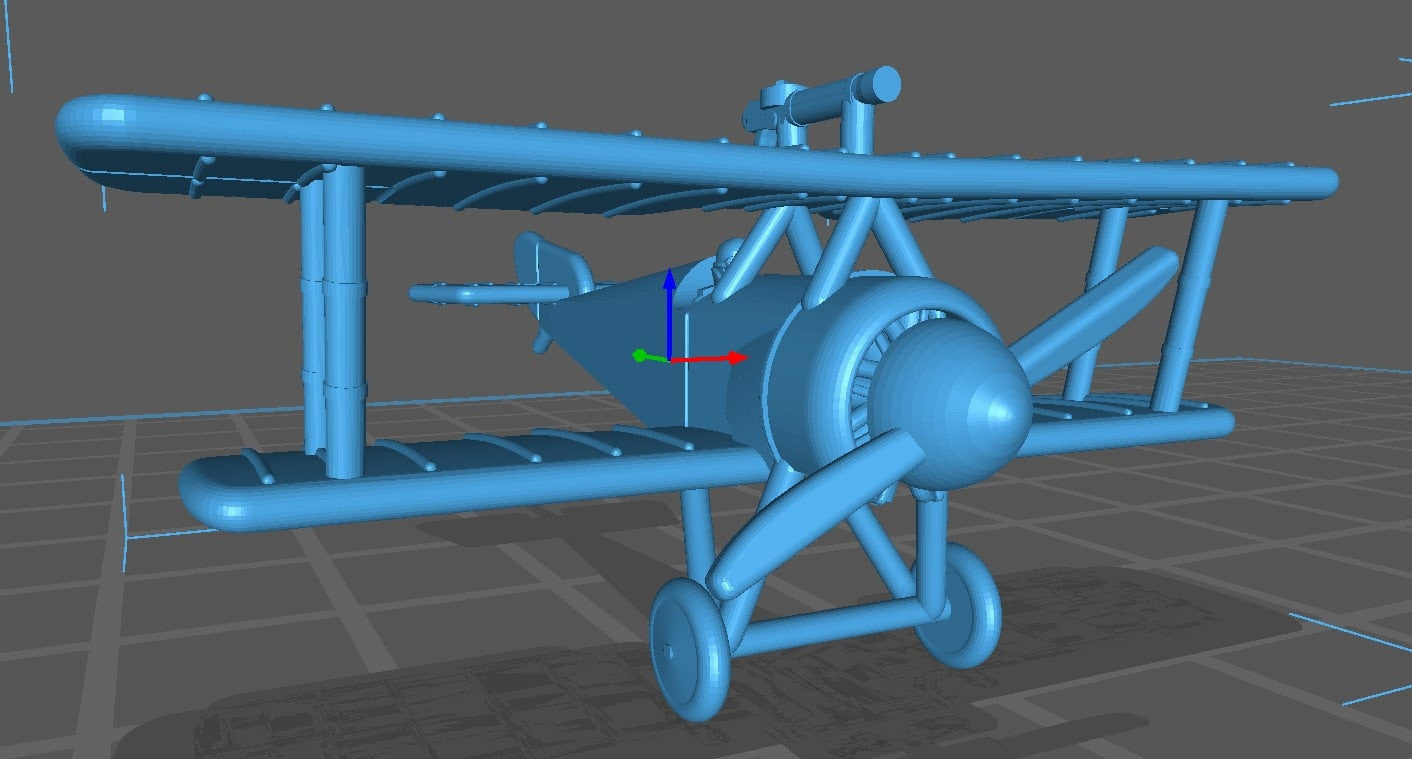Ponnier M.1 - Belgium Air - 1:144 Scale - Great for Table Top War Games and Dioramas - Resin - wargame3d