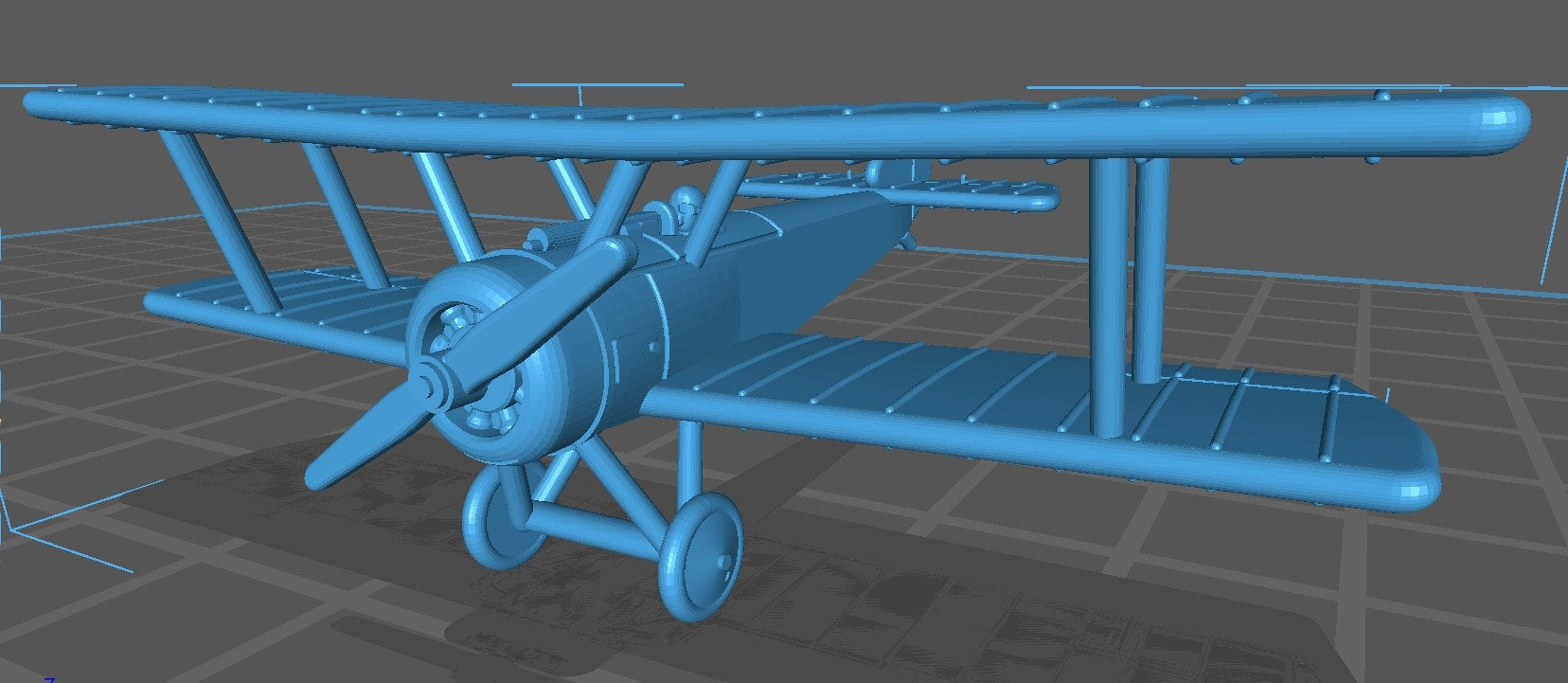 Sopwith Pup - Great Britain Air - 1:144 Scale - Great for Table Top War Games and Dioramas - Resin - wargame3d