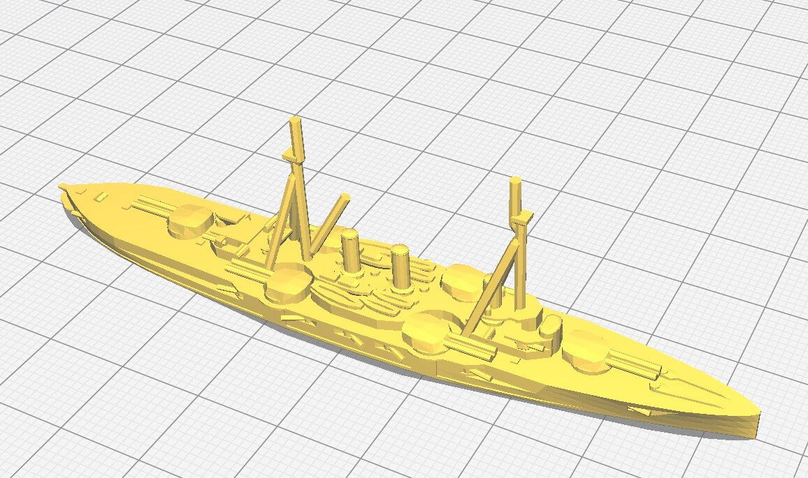 Battleship - Kawachi - IJN - Wargaming - Axis and Allies - Naval Miniature - Tabletop Games - Warships