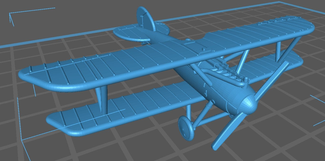 Albatros D.V - German Air - 1:144 Scale - Great for Table Top War Games and Dioramas - Resin - wargame3d