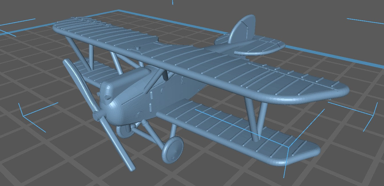 Albatros D.III (Oef) - Austro-Hungary Air - 1:144 Scale - Great for Table Top War Games and Dioramas - Resin - wargame3d