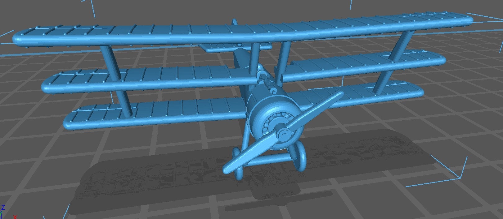 Sopwith Triplane - Great Britain Air - 1:144 Scale - Great for Table Top War Games and Dioramas - Resin - wargame3d