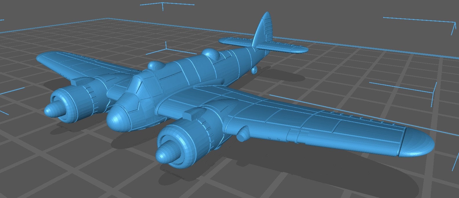 Beaufighter - MK1C - UK Air - 1:200 Scale - Great for Table Top War Games and Dioramas - Resin - wargame3d