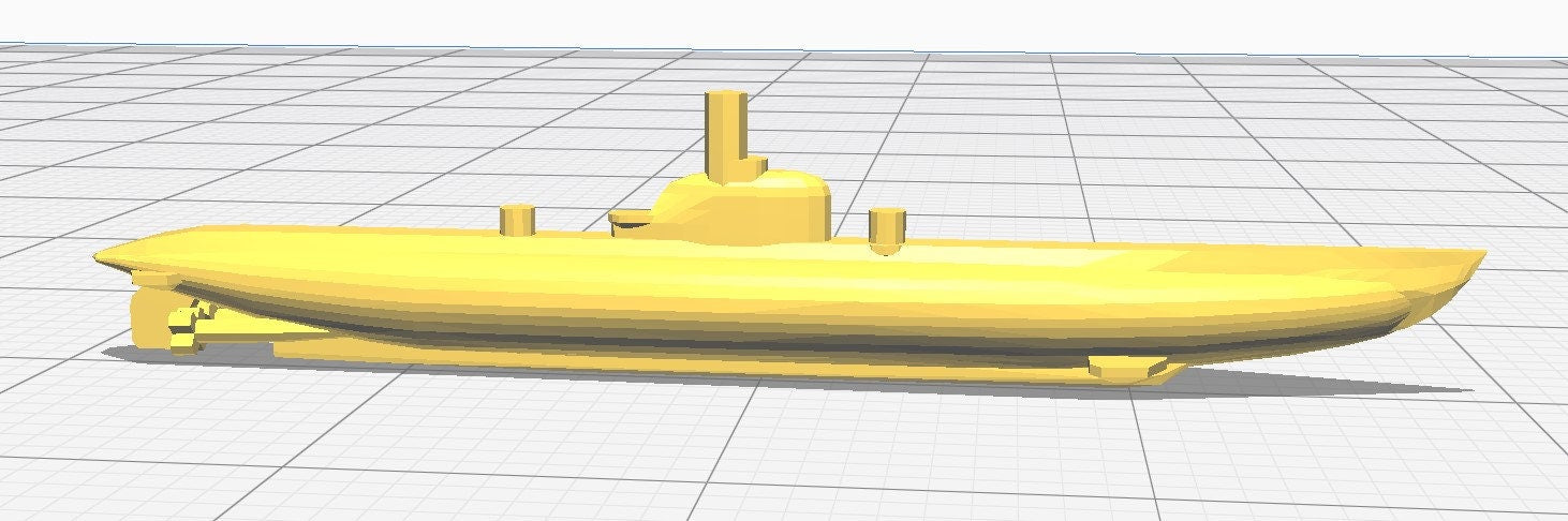 Submarine - Minerve - French Navy - Wargaming - Axis and Allies - Naval Miniature - Tabletop Games - Warships